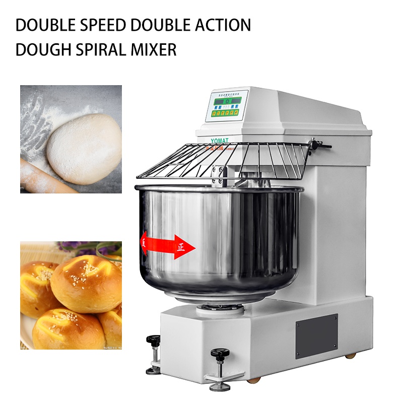 Heavy duty Double speed double action Dough Spiral Mixer 75Kg Dough mixer YMJ-75(Ordinary) / 3