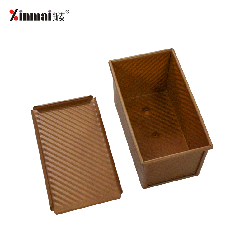 Gold Baking baking tray Mini Vienna Toast Box (Corrugated aluminum alloy, non-stick) XMC40012 / 1