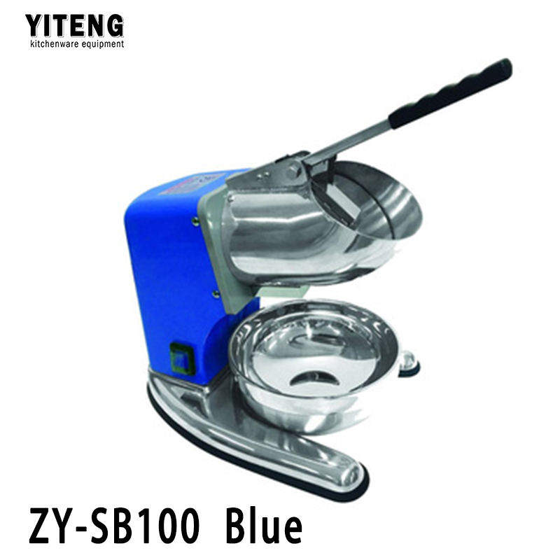 Good stuff bottom price all stainless steel commercial electric ice crusher ZY-SB100 Blue