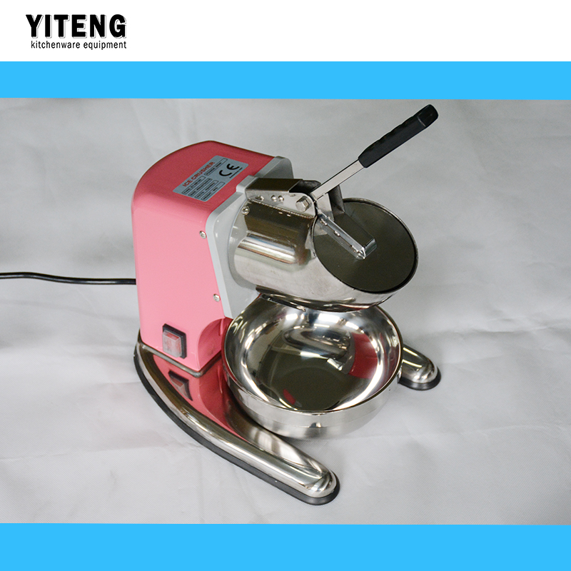 Good stuff bottom price all stainless steel commercial electric ice crusher ZY-SB100 Pink / 2