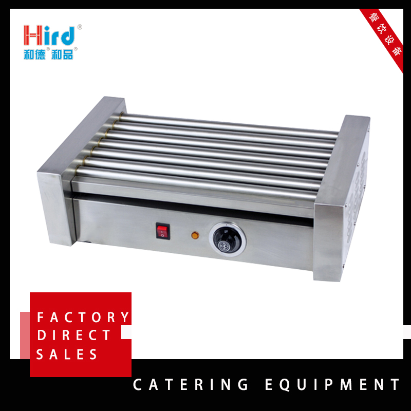 Hird WHD-9 Heating faster and evenly heated Roller Hot-dog Grill / 3