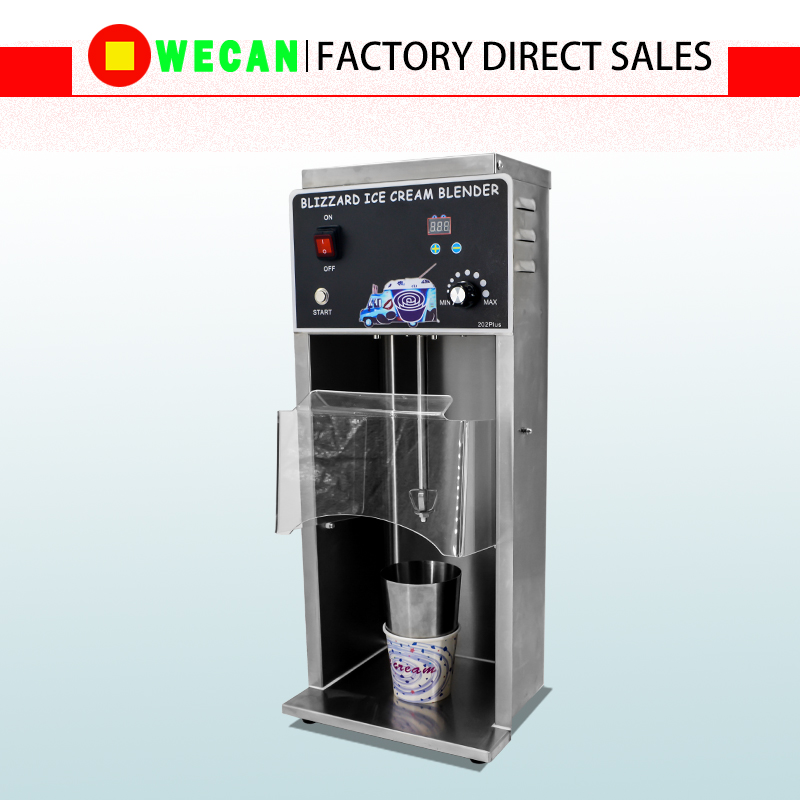 High grade Stainless steel body Blizzard ice cream special mixer WECAN202 plus / 3