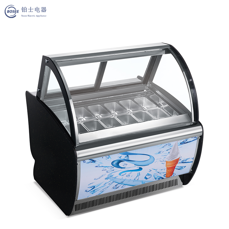 High-end refrigeration system ice cream cabinet BQL-1200B / 1