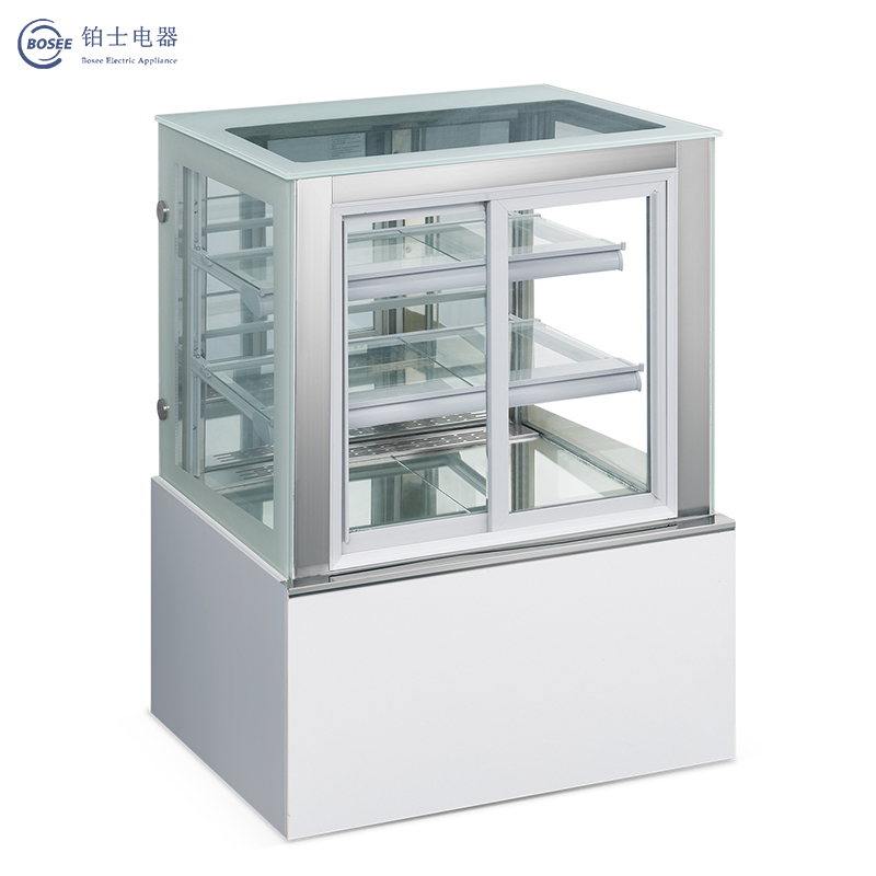 Bosee Jgzq-1200A Convenient and Durable Energy-Saving Right Angle Front Door Cake Cabinet / 1