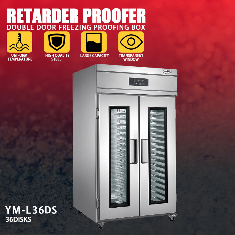 Energy efficient Retarder Proofer Double door refrigeration / freezing YM-L36DS / 3