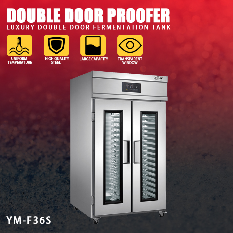 High quality steel Uniform temperature Luxury double door Double Door Proofer YM-F36S / 3