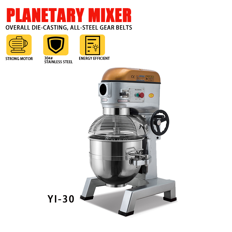 Planetary mixer food grade stainless steel three-speed shift YI-30 / 2