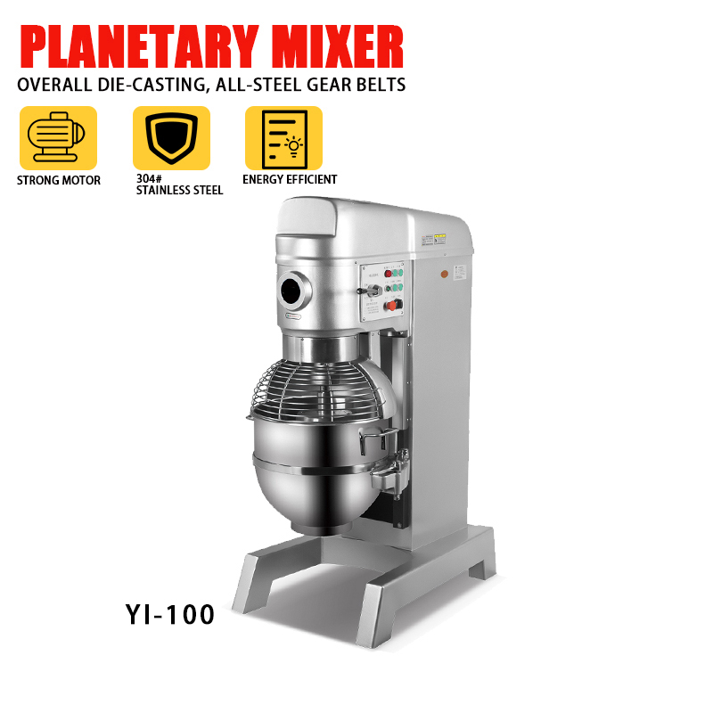 Planetary mixer integral die casting 304# stainless steel eggbeater YI-100 / 2