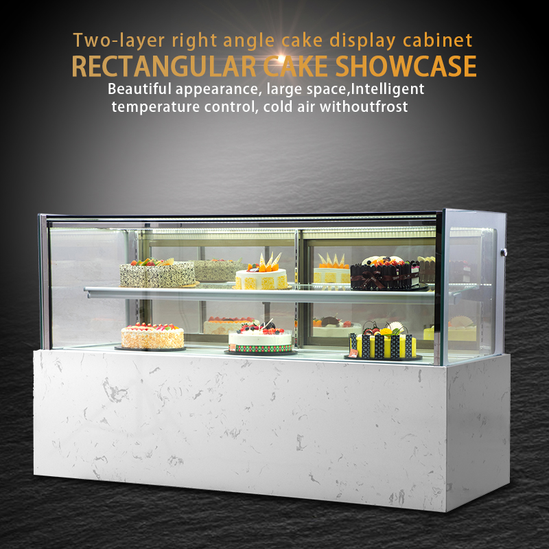 GoldBoair CR2-150 Wide field of view, large capacity anti-fog glass Rectangular Cake Showcase / 3