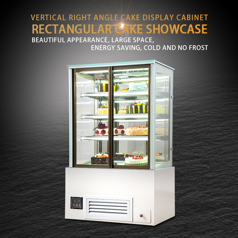 Right angle cake display cabinet Vertical cake display cabinet / 3