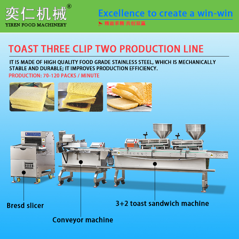 Toast three clip two production line / 2