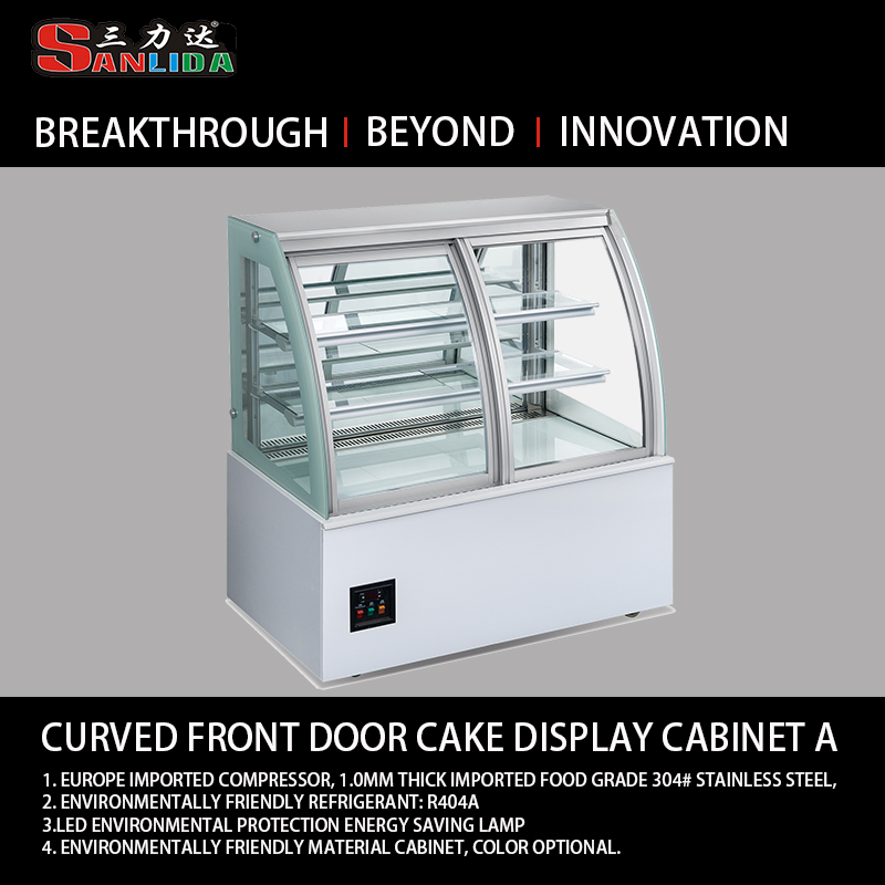 Refrigeration 1.2 m 2 m European style front door cake display cabinet H-200 / 2