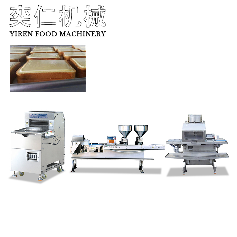 Toast (rock burning) two-color sandwich production line / 1