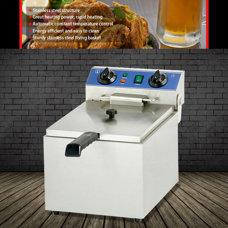 Gainco Energy efficient Stainless steel Electric Fryer EF-101 / 3