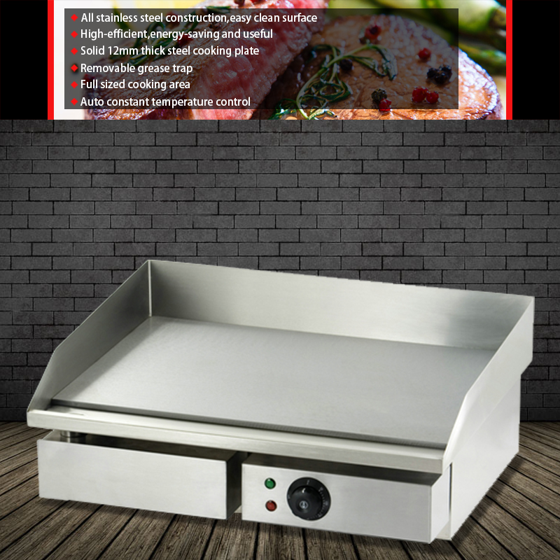 Gainco EG818 Energy efficient Electric Griddle used to fry steak / 3