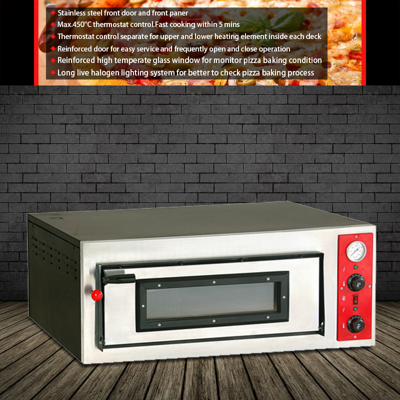 Gainco EPZ-6 Factory price energy saving Electric PIZZA Oven used to PIZZA / 3