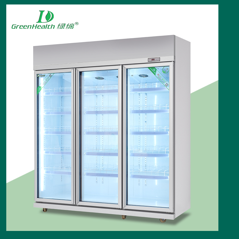 Vertical refrigerator freezer series Three Door Long Handle Showcase LG-1860L / 3