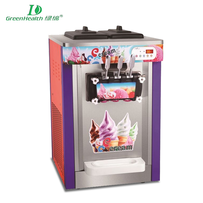 GREENHEALTH red paint ice cream machine desktop GHJ-22 / 1