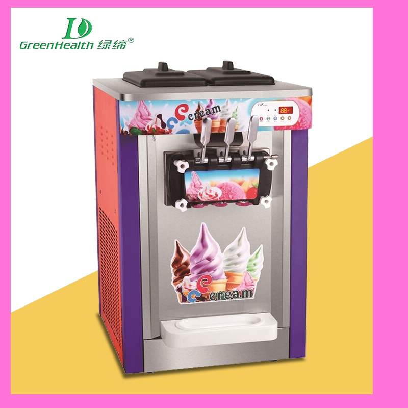 GREENHEALTH red paint ice cream machine desktop GHJ-22 / 3