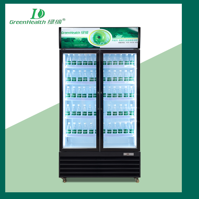 Upringht Fridge Freezer Series Black Upright chiller Refrigerated glass cabinet  LG-1100X / 3