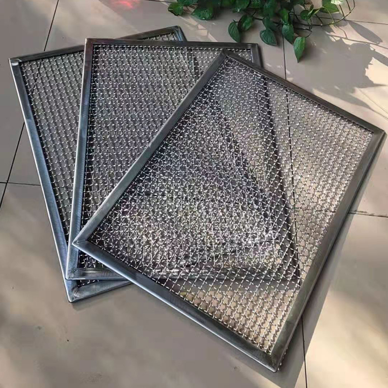 #304 Stainless steel steamer tray Trolley drying tray 400*600mm mesh tray bakery food factory / 5