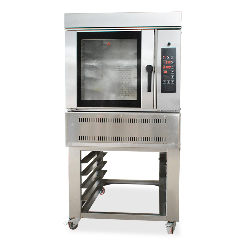 5 tray industrial Croissant toast convection oven gas with steam bakery commercial / 2