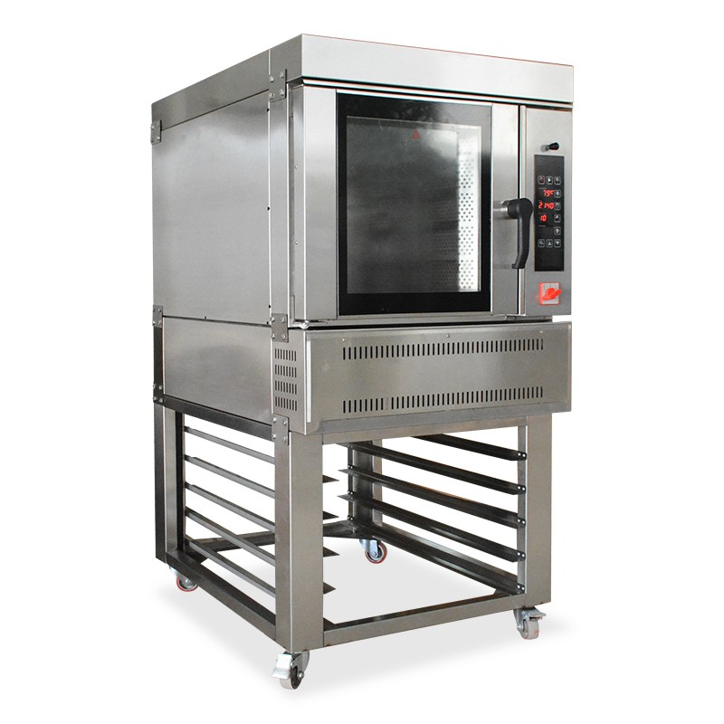 5 tray industrial Croissant toast Gas-electric hybrid convection oven with steam bakery commercial / 2