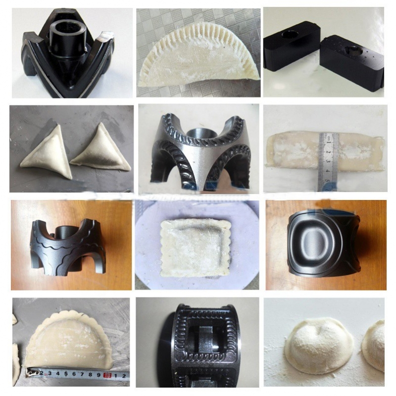 Commercial mini spring roll empanada samosa gyoza maker automatic dumpling making machine / 3