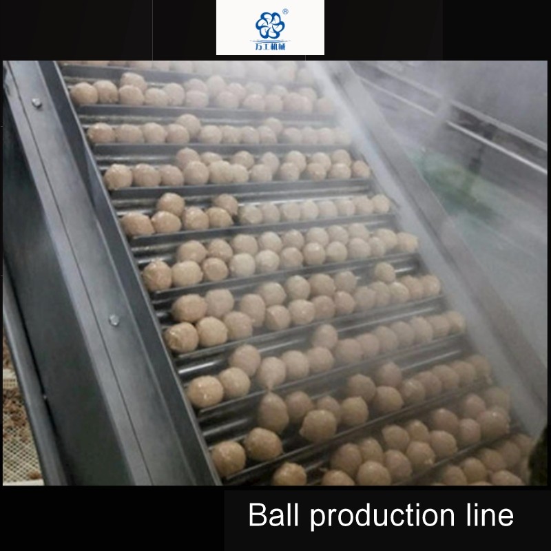 Stainless steel automatic meatball forming machine cuttlefish ball production line / 2