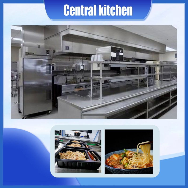 Central kitchen commercial hotel catering hotel overall central kitchen full set of equipment / 5