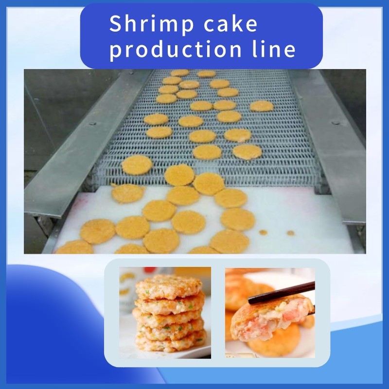 Fully automatic commercial shrimp cake production line / 6