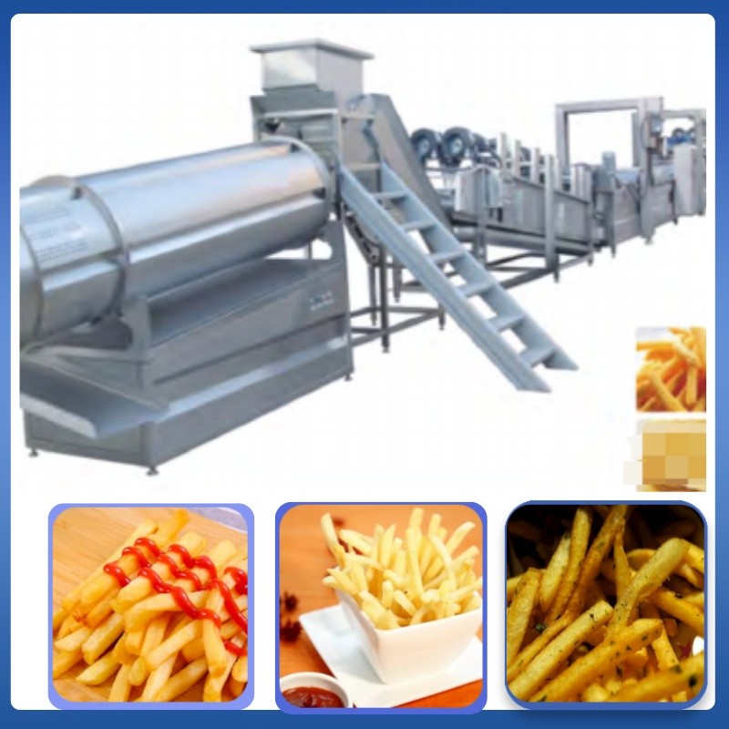 full automatic potato frozen french fries production line potato chips crispy machine A to Z potato fresh finger machine / 4