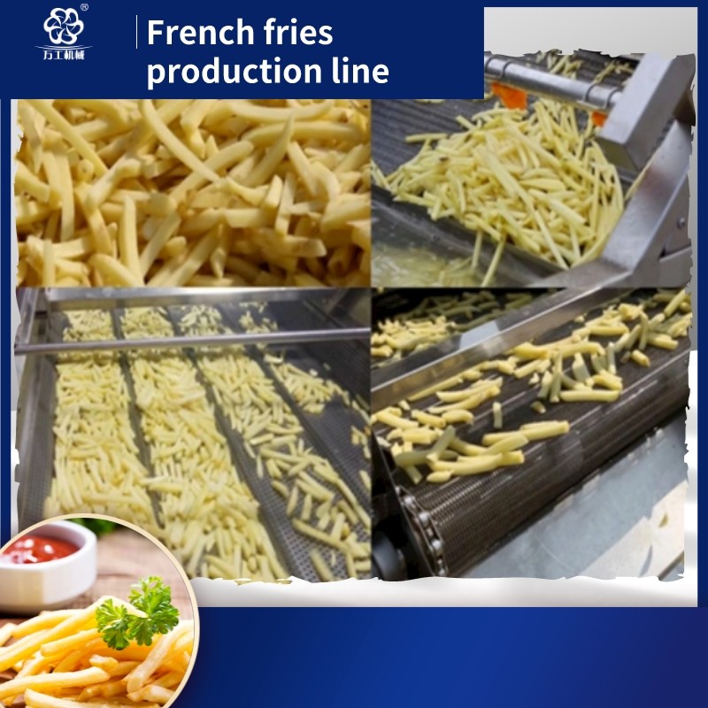 full automatic potato frozen french fries production line potato chips crispy machine A to Z potato fresh finger machine / 2