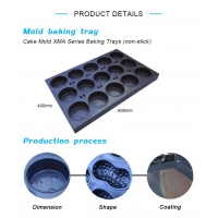 Hand - Torn Bread Baking Trays: Customizable 15 - cavity. Professional baking utensil manufacturer.